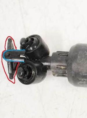 W639 VITO VIANO headlight washer hinge pin mounting