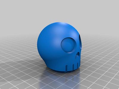 Skully different sizes with small holes for 1mm thread(nylon)