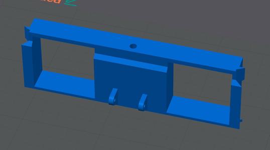 rear vent / camera mount (klp1 220)