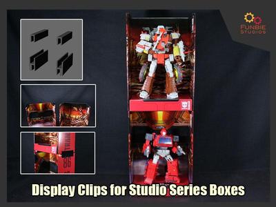 Display Clips for Transformers Studio Series Boxes