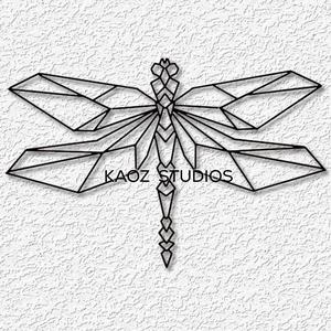 geometric dragonfly wall art geo dragon fly wall decor low poly