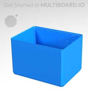 4x3x2.5 - Simple Walls - Standard Click-In Multibin Shell Extension