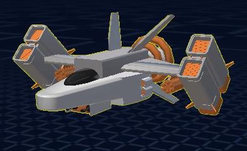 sci-fi plane