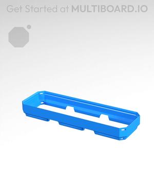 3x1x0.25 - Simple Walls - Universal Click-In Multibin Shell Extension