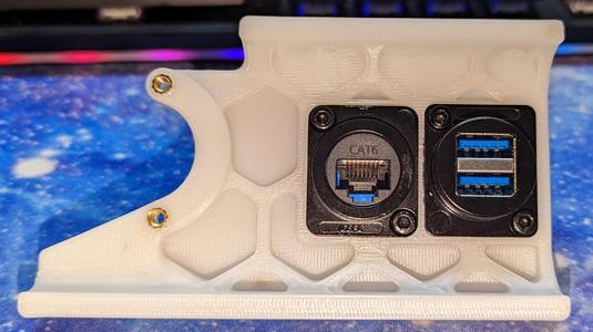 Voron 2.4 Right Rear Skirt D Panel Mount