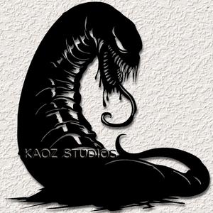 sandworm wall art sand worm wall decor venom demon decoration