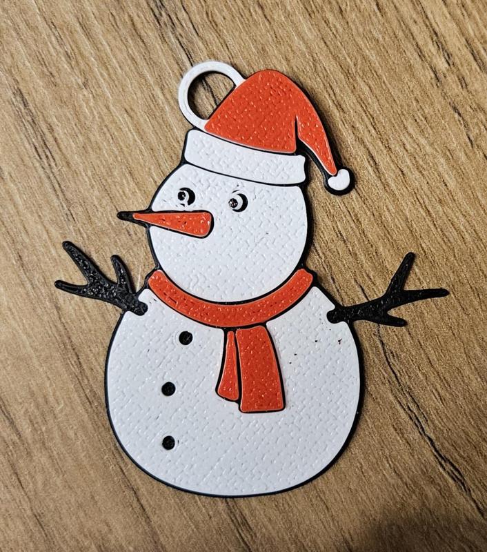 Snowman - Christmas tree ornament