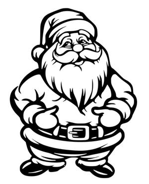 Father Christmas Wall Decor