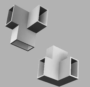 esquineros para ductos 20x10 mm