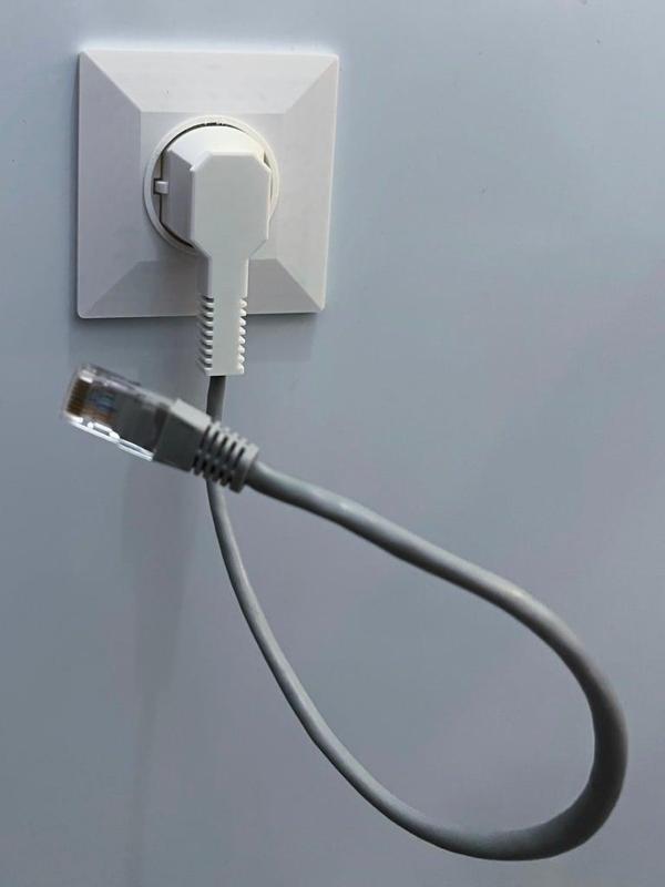 Fake EU styled power plug