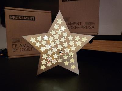 BIG XMAS STAR (EASY TO PRINT)