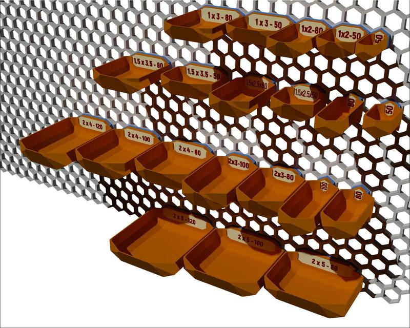 HEX BOXES for Honeycomb Storage Wall (HSW)