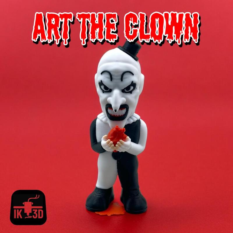 Art The Clow Holding Heart / Horror Mini /3MF Included