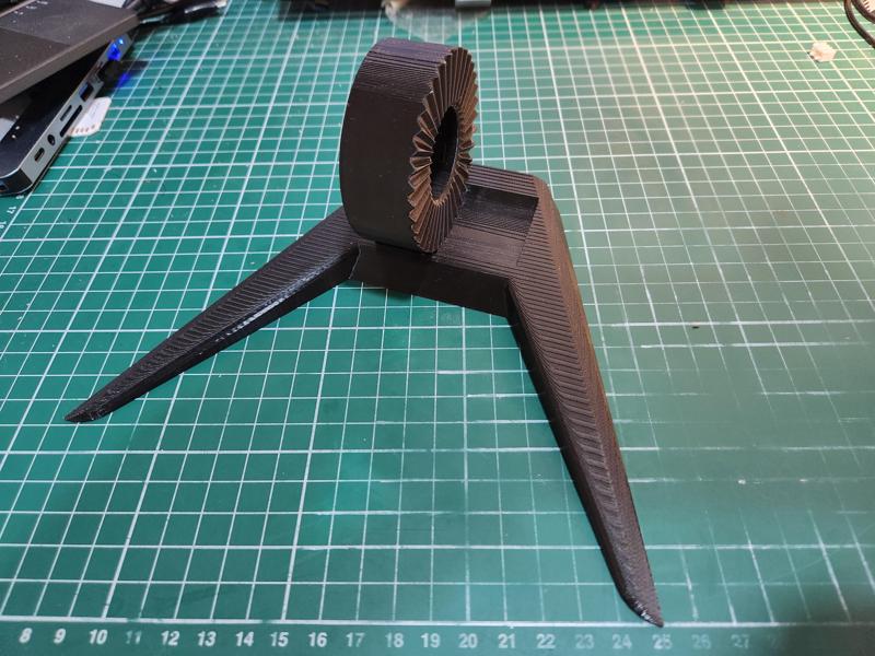 Portable monitor stand for multifunction arm mounting system