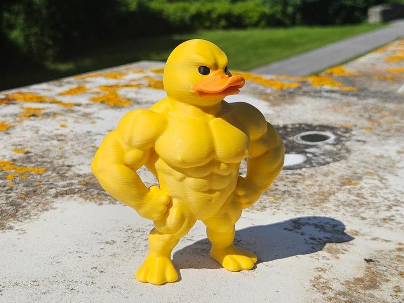 Muscular Rubber Duck funny toy