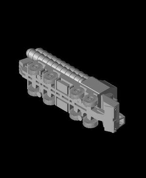 1/87 Scale MAZ-543 SA-300 Missile Launcher type b.stl
