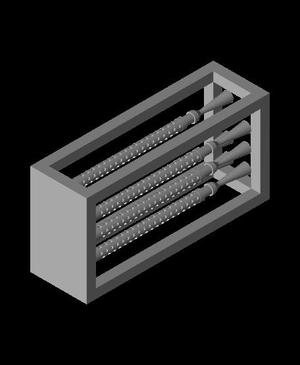 1/48 IJA Ho103 (12.7mm) gun barrel with Flash suppressor ×8
