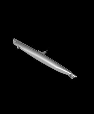 1/350 Scale SS 486 USS Pomodom GUPPY I.stl