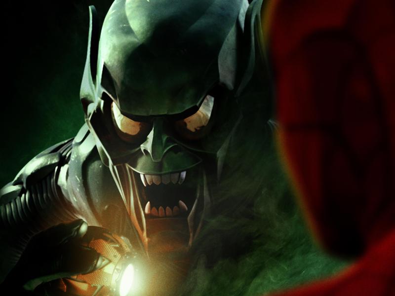 Green Goblin Oni Mask