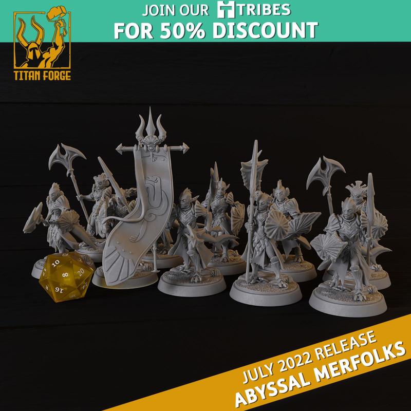Abyssal Merfolks Tide Warriors