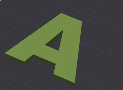 letter A