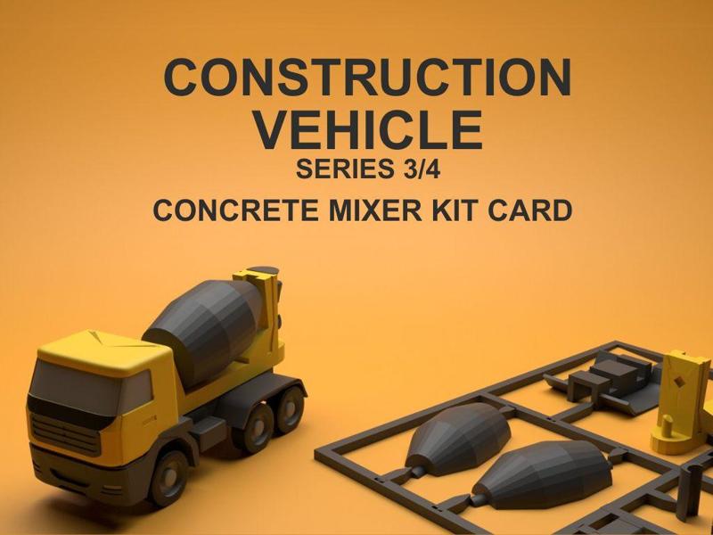 Concrete Mixer Kit Card