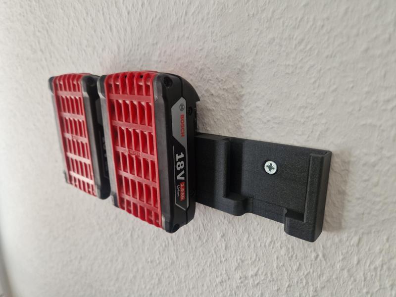 Bosch battery holder with 1, 2 or 3 batterys