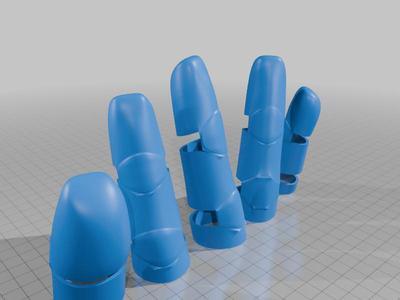 Fingers - Flat to Build Plate