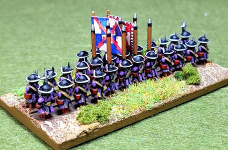 6mm late 17thCentury infantry  order arms 