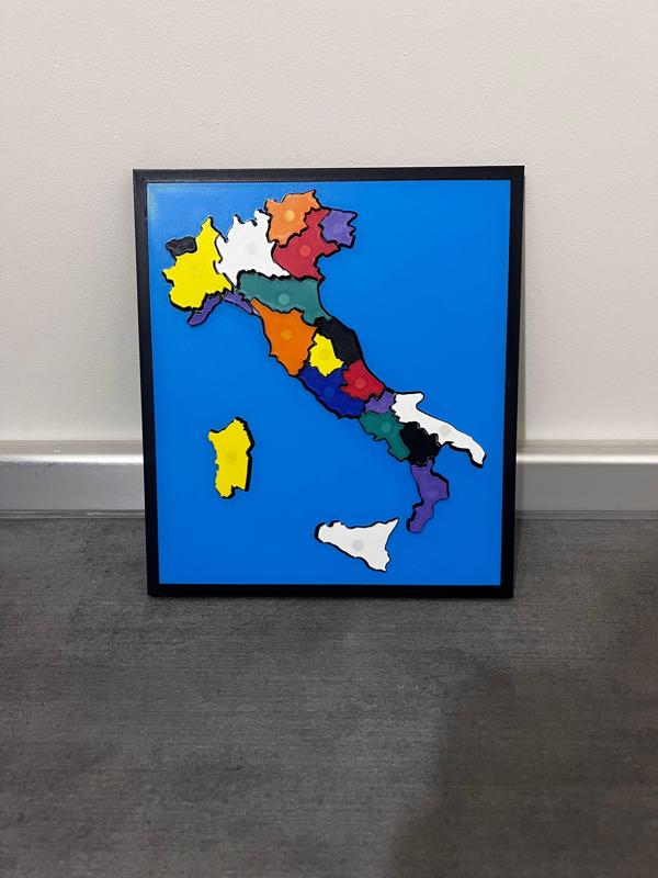 puzzle 3d dell'Italia