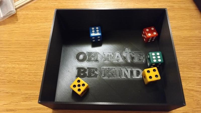 Dice Tray (Oh Fate Be Kind) 