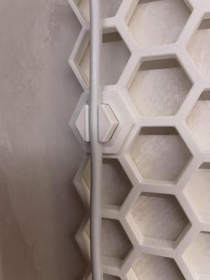 Cable holder for honeycomb