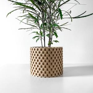 The Cheo Planter Pot with Drainage Tray & Stand: Modern and Unique Home Decor for Plants and Succule