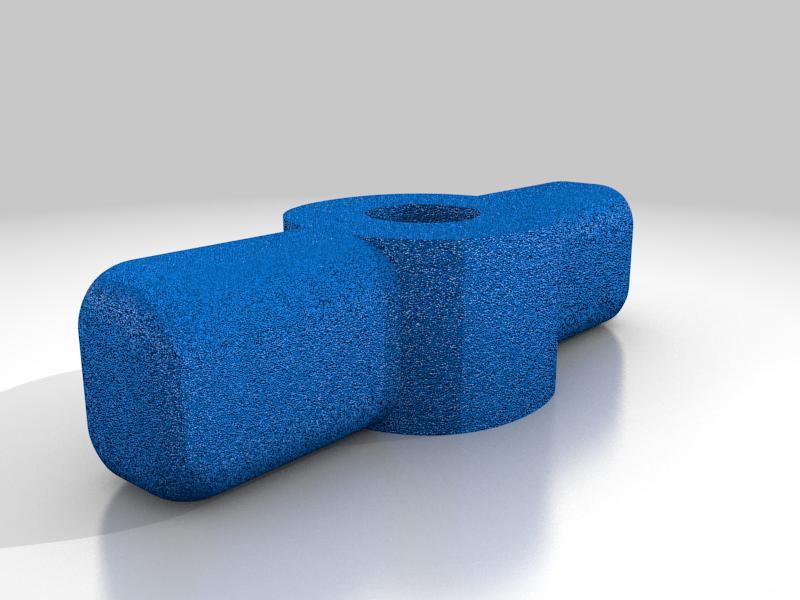 two winged thumbscrew / nut adapter