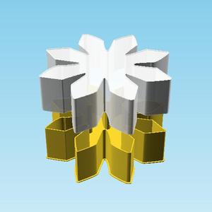 Shuriken 0066, nestable box (v2)