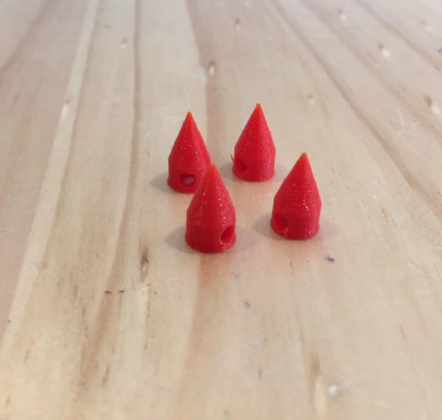 Sewable Cone Spikes  (8mm x 15mm)