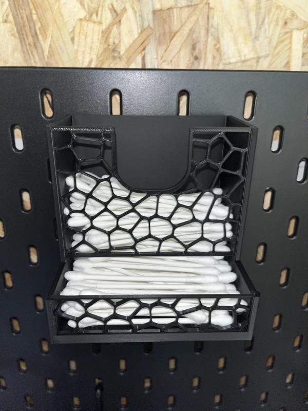 Q-tips dispenser Ikea Skadis