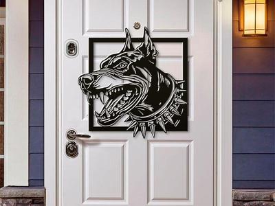 Watch out - angry dog!