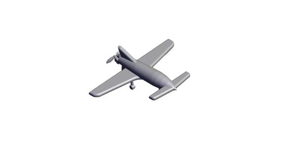 1/100 Scale Ukarian UJ-26 Bober (Beaver) UAV.stl