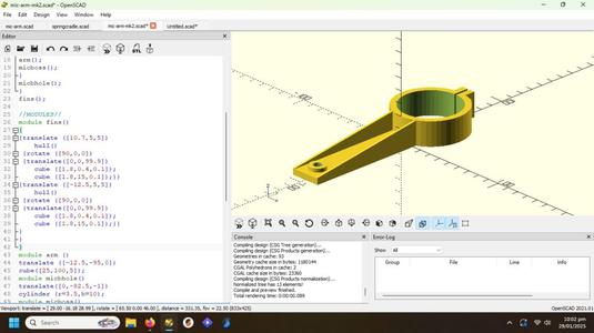 Pipe Clamp Mic mount parametric