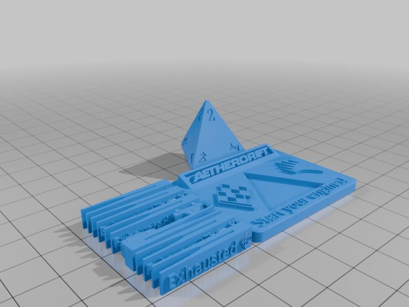 Magic the Gathering MTG) Aetherdrift FINAL tracker and token set