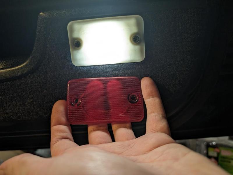 A70 Supra (MK3) door light cover