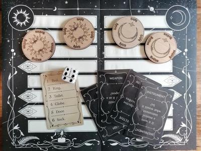 Phantom Ink board game - team tokens