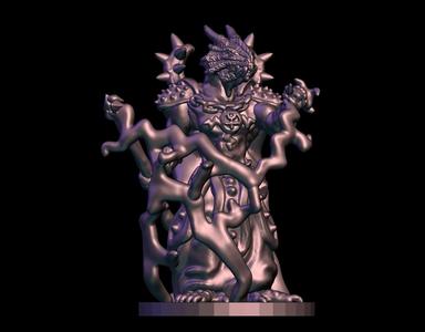 Bronze Dragonborn Sorcerer  |  Presupported
