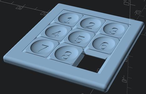 Customizable print in place sliding puzzle 