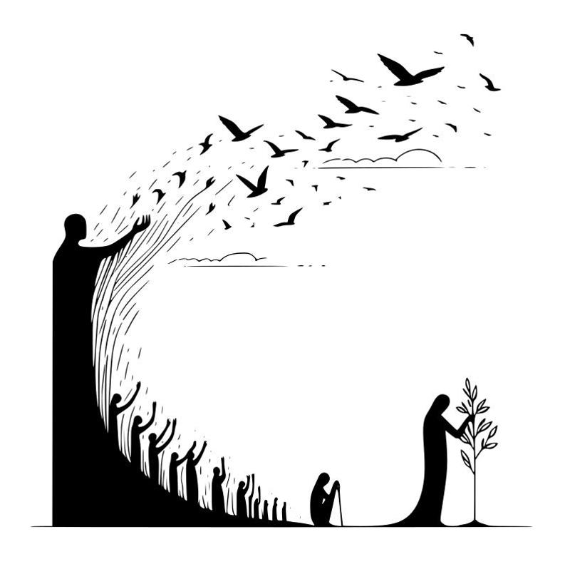 Wall art: Let's say goodbye