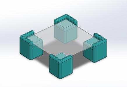 Tabula Rasa Modern Coffee Table