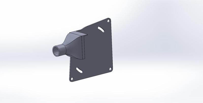 CPAP adapter for 7530 radial fan