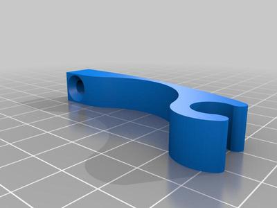 3/8" All thread rod spring offset clamp