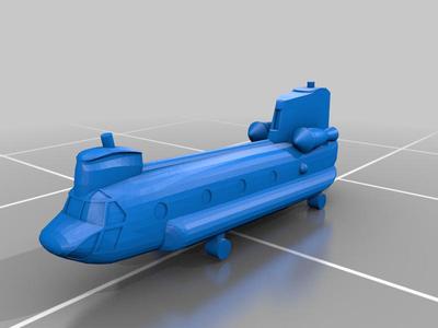 Chinook CH-47 with Rescue hoist